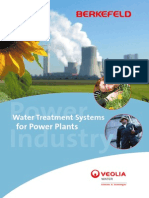 Water Treatment For Power Plants