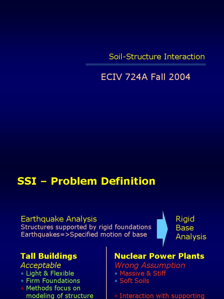 Soil-Structure Interaction Analysis Techniques | PDF | Finite Element ...