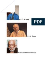 Indian Modernist Artists - Husain, Raza, Souza, Sher-Gil