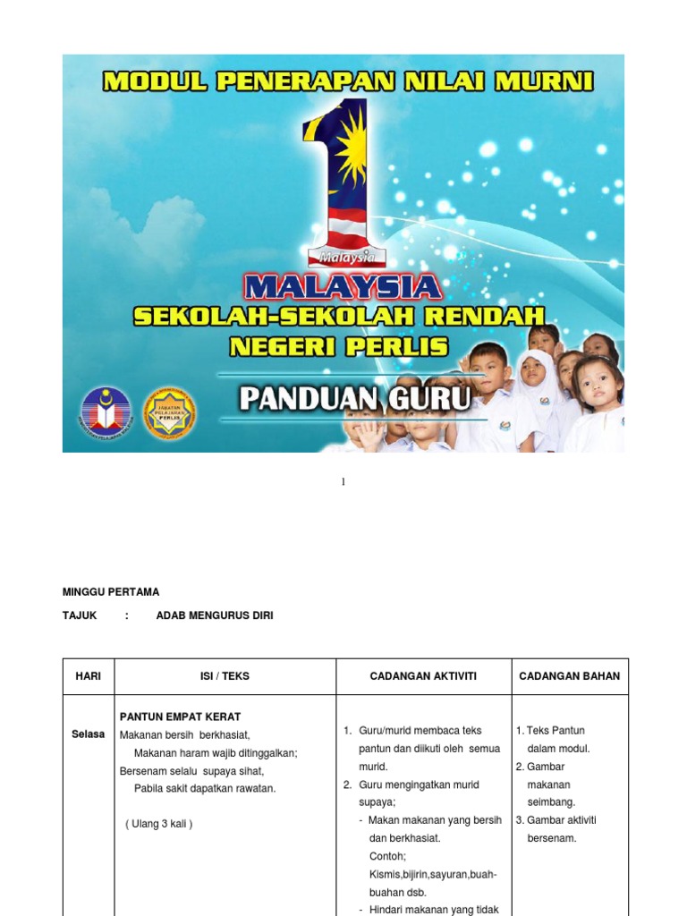 Dapatkan Gambar Nilai Murni 1 Malaysia Terbaru oleh www.cikimm.com