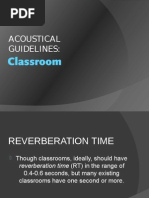 Classroom Acoustics