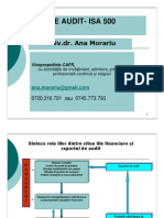 ISA 500 Morariu PH.D