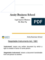 Amity Business School: MBA Legal Aspects of Business Ms. Shinu Vig