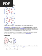 Inverse Function: Definitions