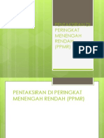 Pentaksiran Di Peringkat Menengah Rendah (PPMR)