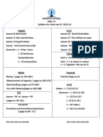 Syl Class 2 Cycle Test 4