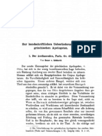 Gebhardt - 1882 - Zur Handschriftlichen Überlieferung Der Griechischen Apologeten