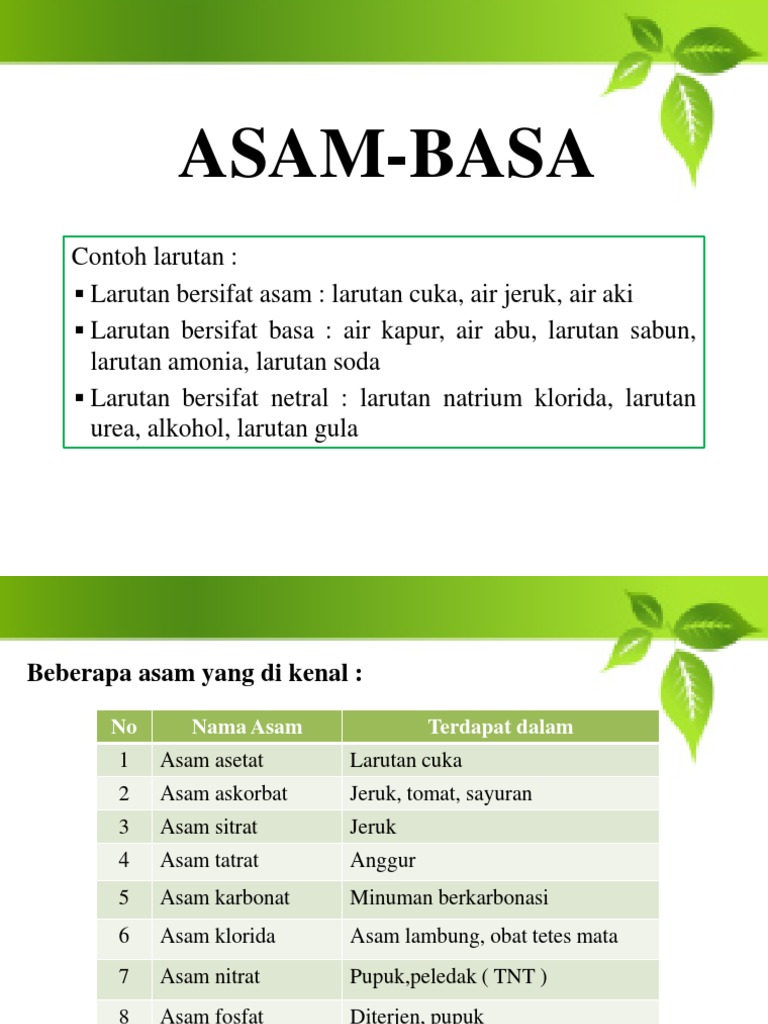 Asam Basa