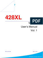 428XL V5.0.22 User's Manual Vol. 1