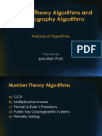 Number Theory Algorithms and Cryptography Algorithms