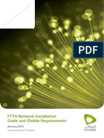 FTTH Network Installation Guide and Mobile Requirements: January 2013