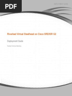 Riverbed Virtual Steelhead On Cisco SRE/ISR G2