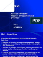 Accelar 1000/8000 Product Introduction And: Unit 1 AV0025515A