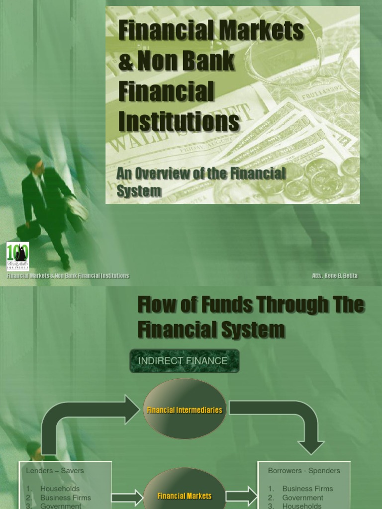 The Philippine Financial Market PDF Financial Markets Non Bank 