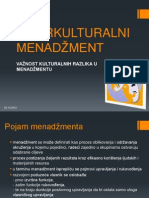 Interkulturalni Menadžment Prezentacija