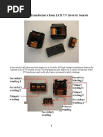 Testing HV Transformers in LCD Tvs