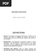 Research Methods: Data Collection