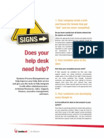7 Signs Your Help Desk Needs Help