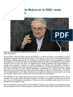 Discurso de Mujica en La ONU