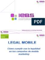 Presentación webinar "Aspectos legales del Mobile Marketing"