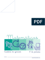 cuadernillo matematicas 4 primaria