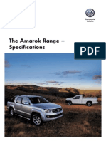 The Amarok Range - Specifications
