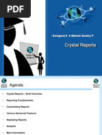 Crystal Reports: - Kanagaraj K & Mahesh Sarathy P