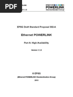 Ethernet POWERLINK: EPSG Draft Standard Proposal 302-A