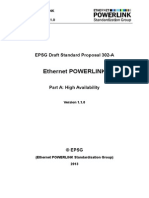 Ethernet POWERLINK: EPSG Draft Standard Proposal 302-A