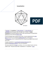 Icosahedron: Geometry / Aɪkɵsə Hi DRƏN/ /aɪ Kɒsə Hi DRƏN/ Polyhedron