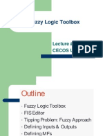 Fuzzy Logic Toolbox: Lecture # 6 CECOS University