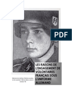 Les Raisons de L'engagement de Volontaires Français Sous L'uniforme Allemand PDF