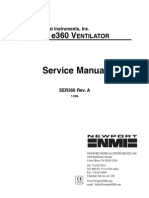Newport e360 Ventilator - Service Manual