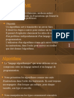 Cours Algorithmique