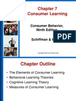 Consumer Learning: Consumer Behavior, Ninth Edition