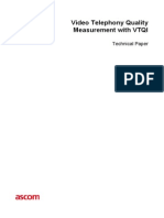 Video Telephony Quality Measurement With VTQI