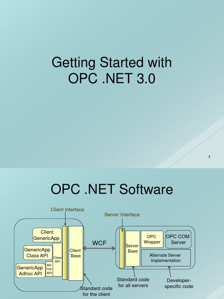 OPC .NET 3.0 (WCF) Getting Started | PDF | Microsoft Visual Studio ...