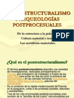 POSTESTRUCTURALISMO Y ARQUEOLOGÍAS POSTPROCESUALES