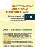 Postestructuralismo y Arqueologías Postprocesuales