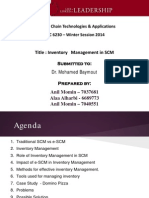 Inventory Management in SCM - EBC6230