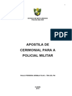 Apostila de Cerimonial PM