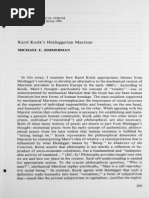 Kosiksheideggerianmarxim Zimmerman Marchone