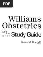 Williams Obstetrics Study Guide 21ed For HD201 Exam 1