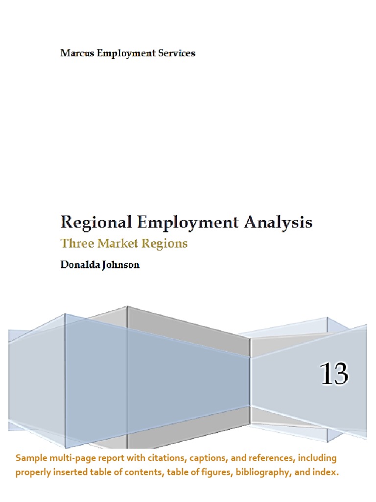 Multi-Page Report with Citations & TOC | PDF