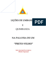 Da Matta e Silva - Umbanda Esotérica Esoterismo Ocultismo Magia - Lições de Umbanda e Quimbanda Na Palavra de Um Preto Velho