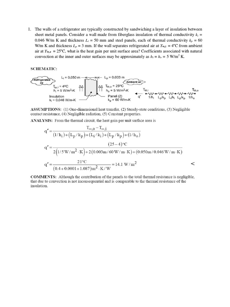 Hw2 Solution Thermal Insulation Thermal Conductivity