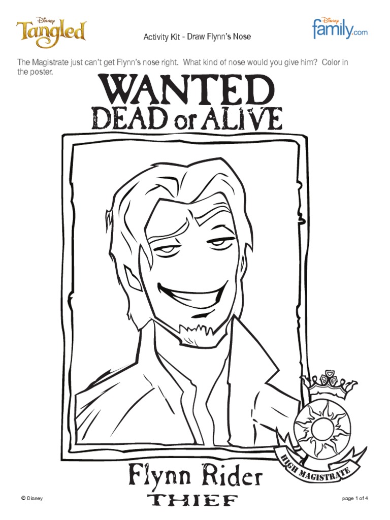 Download Tangled Rapunzel Activity Kit Coloring Pages Printable 0910 | Rapunzel | The Walt Disney Company