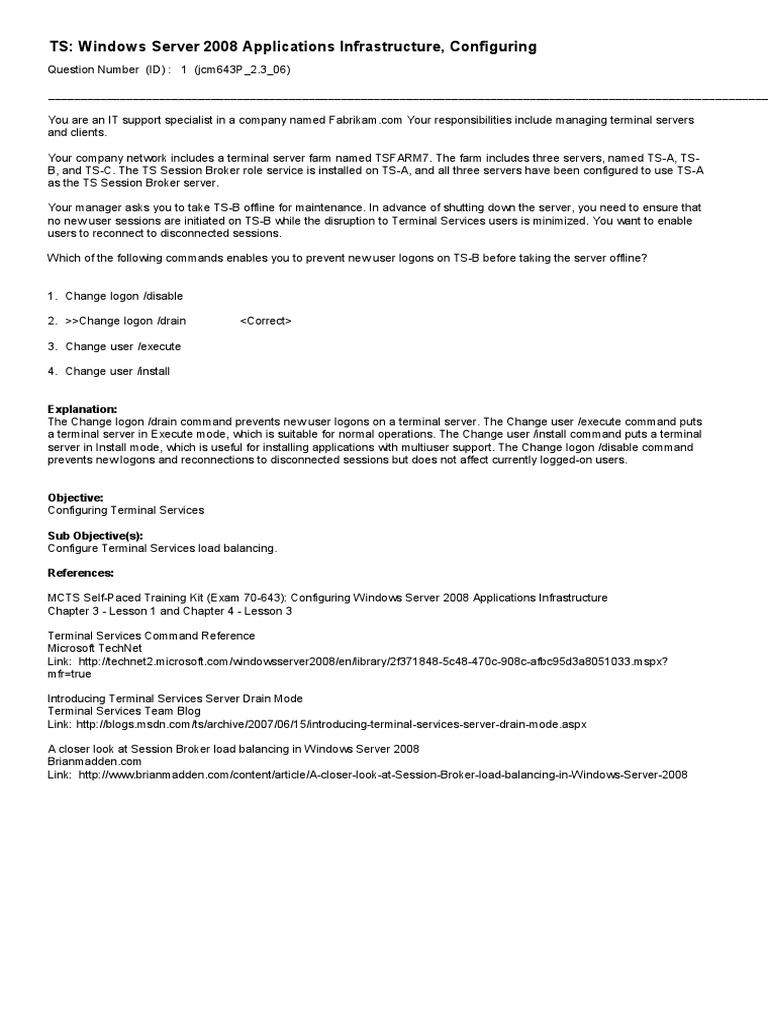 Test Documents Remote Desktop Services Active Directory