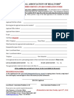 2014 DSA Nomination Form