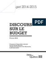 Budget: The Speech (French)
